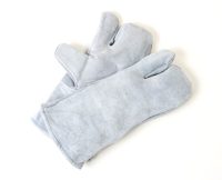 Heavy-Duty One-Finger Leather Welding Mitts