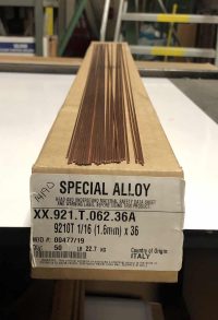 Weld Mold 9210 P-20 Tool Steel TIG Rod 1/16" (10lb Tube)