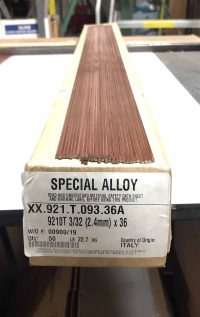 Weld Mold 921 Tool Steel TIG Rod 3/32" - Hot Work Repair Alloy