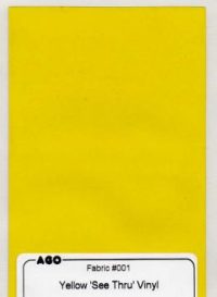 Yellow Vinyl Welding Curtain 8x12 with Top/Bottom Grommets