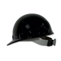 Fibre-Metal SuperEight E2 Black Cap Style Hard Hat with Ratchet Suspension