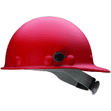 Cap Style Hard Hat Rough neck P2A Red with Ratchet quick lok