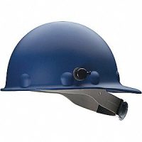 Fibre-Metal Roughneck P2A Blue Fiberglass Hard Hat with Quick-Lok and Ratchet