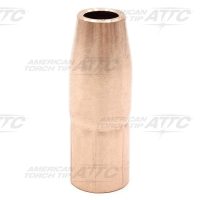 Miller Style 169724 Replacement MIG Nozzle, 1/2 in. Orifice, Slip Fit