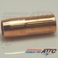 21-50 MIG Nozzle 1/2" Bore, 1/8" Recess - Tweco Style (2-Pack)