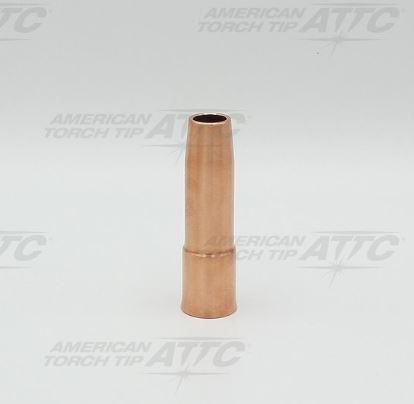 Tweco Style 22-50-SS Slip-On MIG Nozzle, 1/2" Bore, 2-Pack