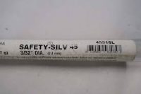 Harris Safety-Silv 45T Brazing Rod 3/32" x 18" - 15 Troy Oz Tube