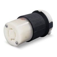 Hubbell HBL2743 Twist-Lock Connector, 30A, 480V, 3-Phase, NEMA L16-30R
