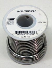 50/50 Sn/Pb General Purpose Solder Wire 1/8" 1lb Spool