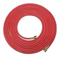 10ft Red Acetylene Hose 1/4 Inch with B-Fittings