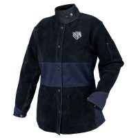 Angel Fire Women's Hybrid Welding Jacket - Navy/Black - Small