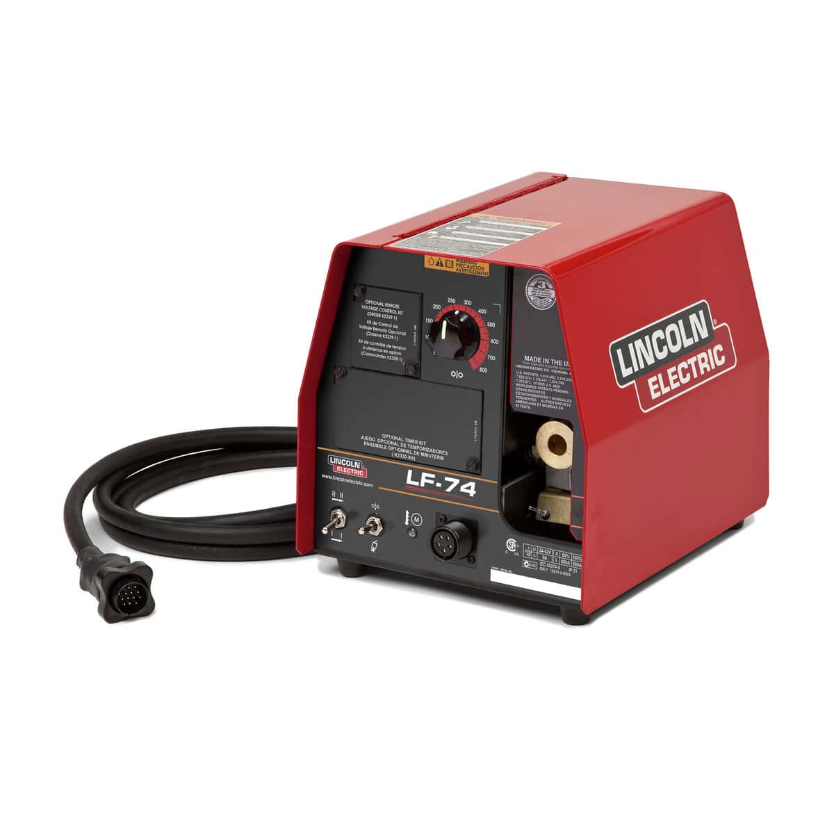 Lincoln LF-74 4-Roll Industrial Wire Feeder Base Model