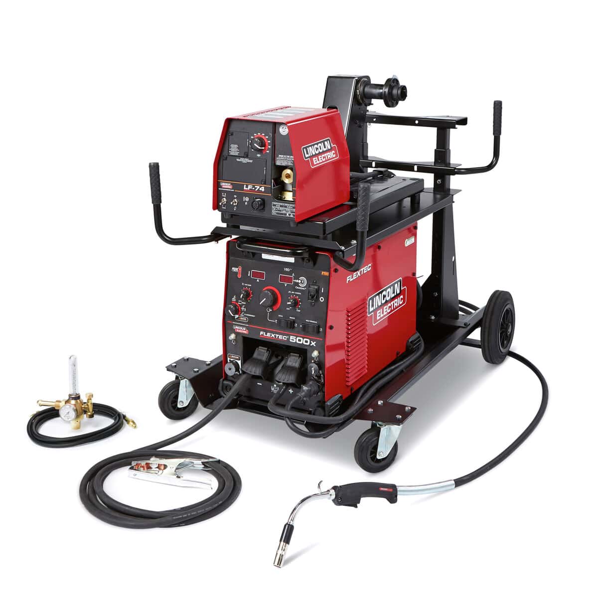 Lincoln Flextec 500X / LF-74 Heavy Duty Ready-Pak Multi-Process Welder