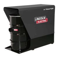Lincoln X-Tractor 8A High Vacuum Fume Extractor 460V