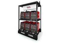 Flextec 350X Construction 6-Pack Inverter Rack