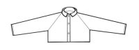 Navy Proban FR Cotton Welding Cape Sleeve - XL