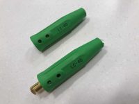 Lenco LC-40LG Light Green Welding Cable Connector Set (Male/Female)