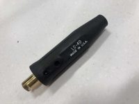 LC-40 Style Male Welding Cable Connector, Black, 1/0 - 2/0 Capacity