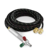 Smith Quickbraze Torch Handle Assembly with 10ft Kevlar Hose