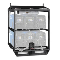 Miller XMT 6-Pack Inverter Rack (Empty Frame)