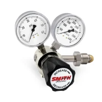Miller Smith 210 Silverline High Purity Regulator, CGA 580, 0-50 PSI Delivery