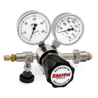 Miller Smith 210 Silverline High Purity Regulator CGA 580 0-200 PSI