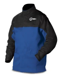 Miller Indura Cotton & Leather Hybrid Welding Jacket - Size XL