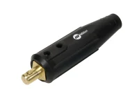 Miller Dinse-Style Male Cable Connector (3/0-4/0 AWG, Black)