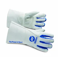 Miller Lined MIG Welding Gloves, Large - Cowhide & Pigskin Leather