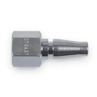 Miller 1/4 Inch Schrader Plug Fittings for SAR Air Hoses (2-Pack)