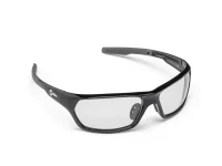 Miller Slag Series Clear Safety Glasses, Anti-Fog, Black Frame