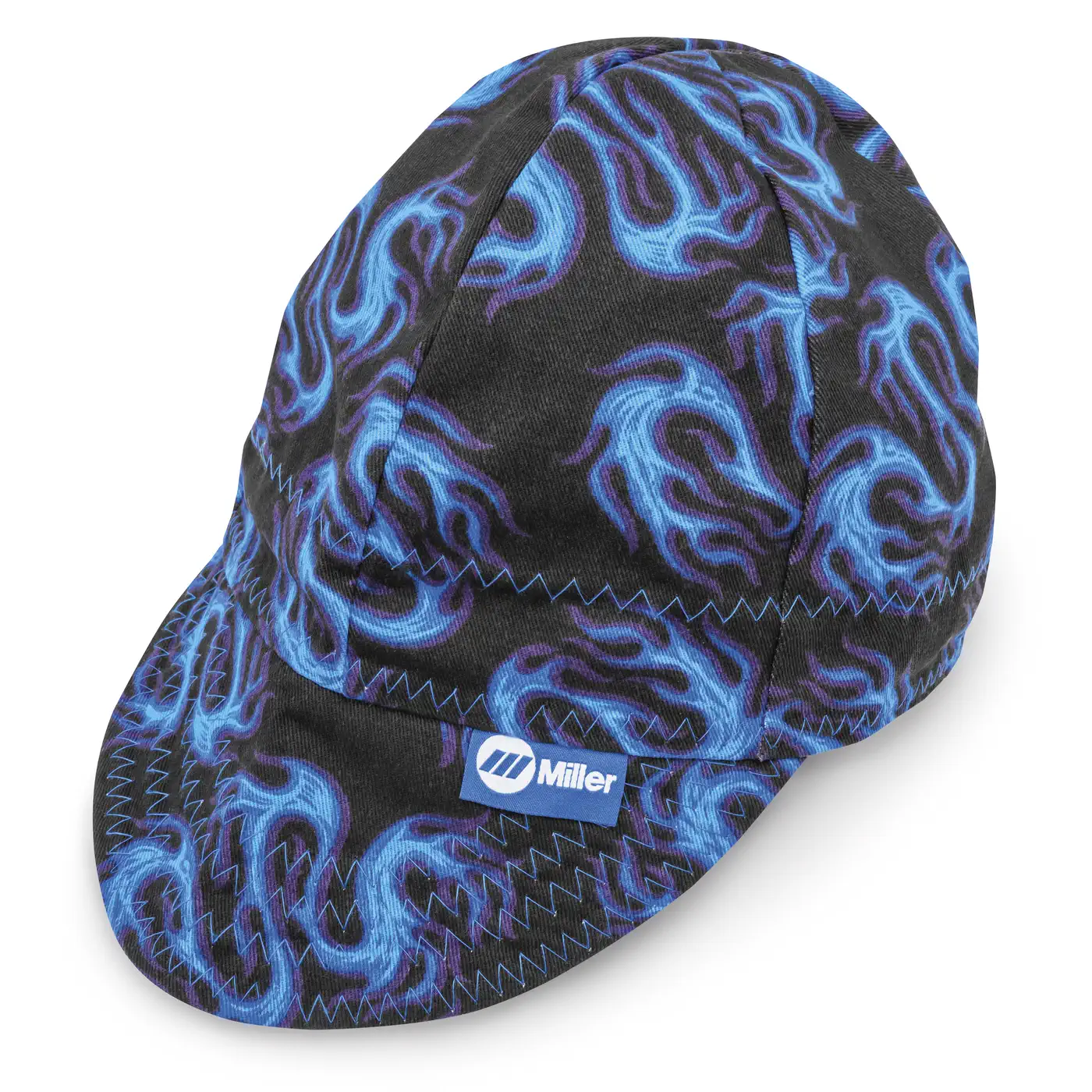Miller HeadThreads Welding Cap - Blue Flame 2 - Size 7-3/4