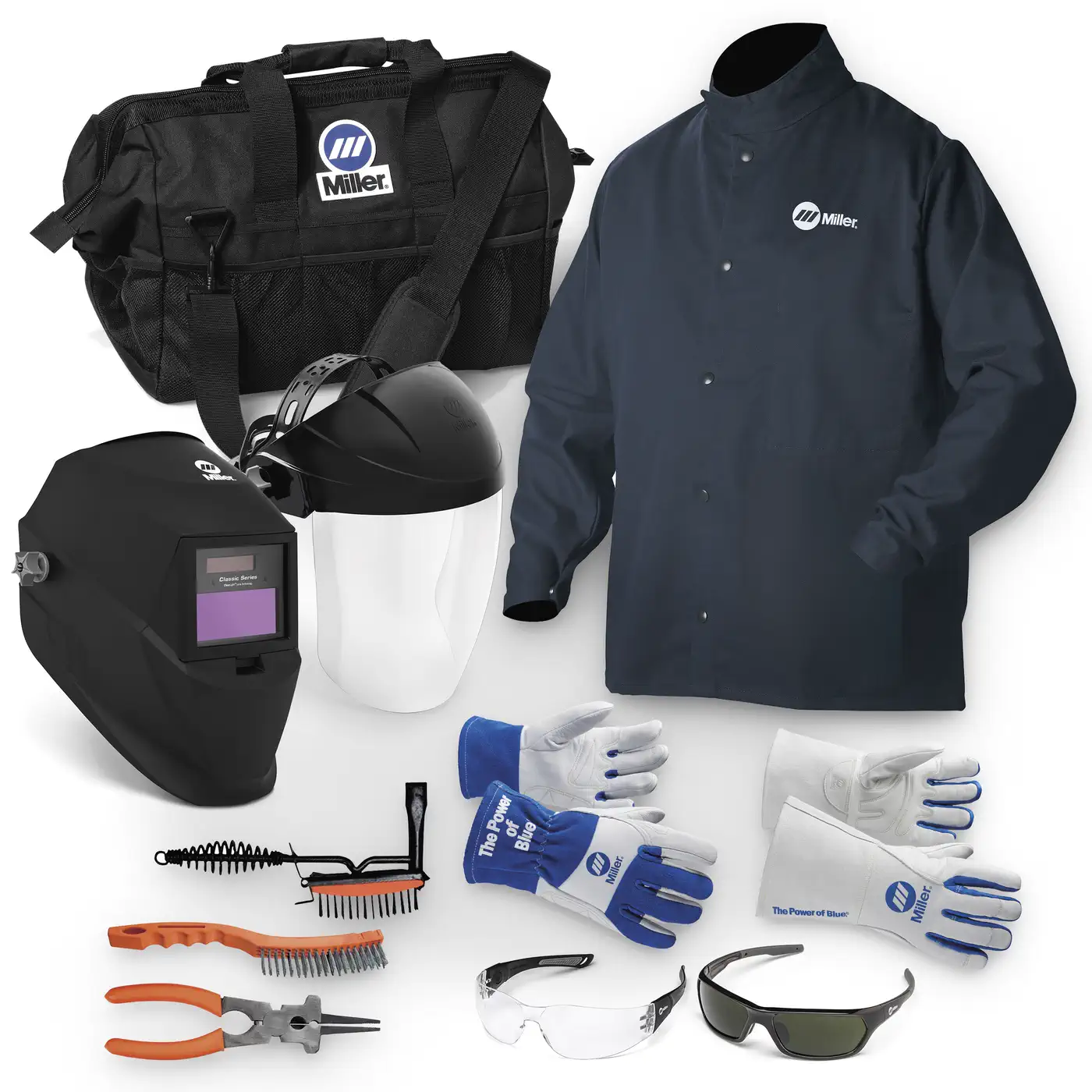 Miller Medium Welding Student Starter Kit with Helmet and Tools