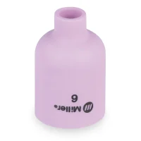 Weldcraft 57N75 Large Diameter Alumina Gas Lens Nozzle #6 (10-Pack)