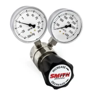 Miller Smith 610 Series High Purity Brass Line Regulator, 0-25 PSI, 1/4" FNPT