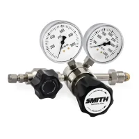 Miller Smith Silverline High Purity Regulator, 0-500 PSI, CGA 580, 1/4 Tube Outlet