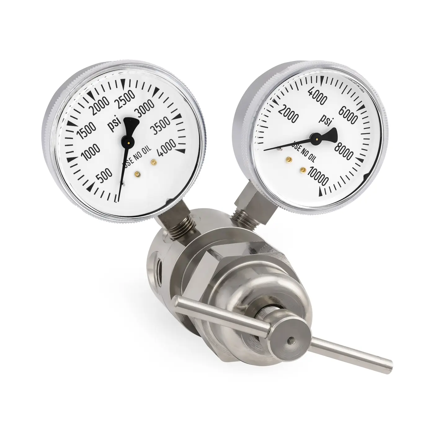 Miller Smith 820 Silverline High Pressure Analytical Regulator, 0-1000 PSIG