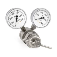 Miller Smith 820 Silverline High Pressure Piston Regulator, 0-4000 PSIG, 1/4 FNPT