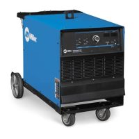 Miller Deltaweld 452 Industrial MIG Welder with Running Gear