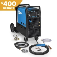 Miller Millermatic 255 MIG Welder with EZ-Latch Running Gear, 208/240V