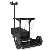 Miller EZ-Latch Dual Cylinder Cart with Cable Rack