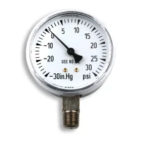 Miller 2.5-Inch Chrome Pressure Gauge 30-0-30 PSI