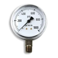 Miller 1000 PSI Replacement Regulator Gauge, 2.5-Inch Dial