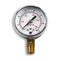 Smith Equipment 2-Inch Replacement Regulator Gauge 0-100 PSI