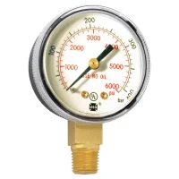 Smith 2-Inch High Pressure Regulator Gauge 6000 PSI