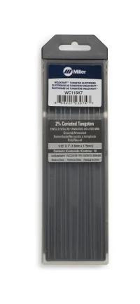 Miller Weldcraft 1/16" Ceriated Tungsten (Gray) - 10 Pack