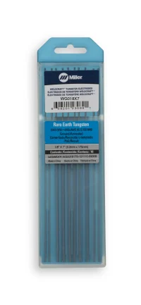 Weldcraft WG018X7 1/8" Rare Earth Tungsten Electrodes (10-Pack)
