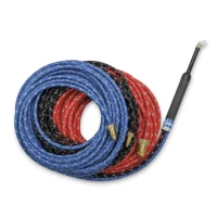 Weldcraft W-125 Micro TIG Torch Package, Water-Cooled, 125A, 12.5ft Braided Cable