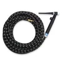Weldcraft A-150 Valve TIG Torch Package, 25 ft, Monoflex Braided Rubber