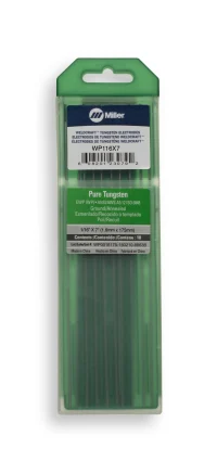 Weldcraft EWP Green Pure Tungsten Electrodes 1/16" 10-Pack
